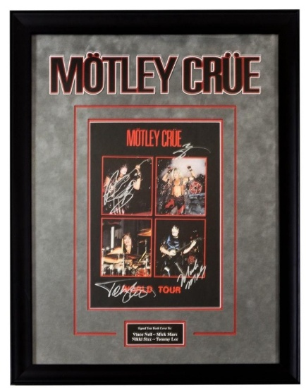 Motley Crue Autographed Tour Program