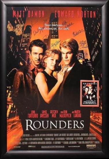 Rounders - Signed Movie Poster