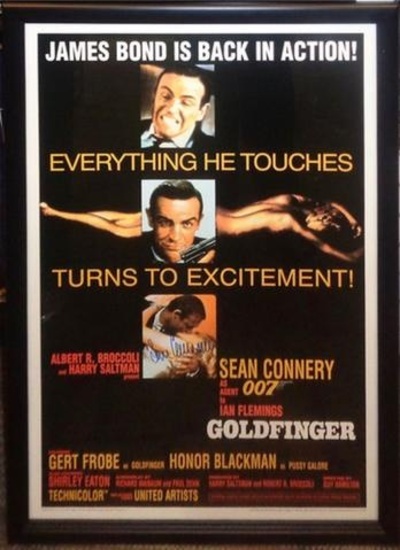 James Bond: Goldfinger - Signed Movie Poster