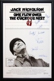 One Flew Over The Cuckoo's Nest - Signed Movie Poster