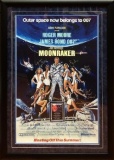 James Bond Moonraker - Signed Movie Poster