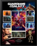 Guardians Of The Galaxy Vol. 2 - Cast Signed Collage Poster Framed