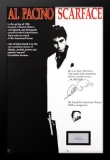 Scarface - Signed Photo In Movie Poster