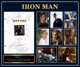Iron Man - Signed Movie Script In Photo Collage Frame