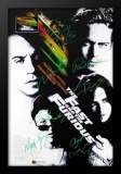 Fast And The Furious - Signed Movie Poster