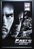 Fast And Furious 5 - Signed Movie Poster