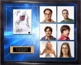 Big Bang Theory - Signed Movie Script In Photo Collage Frame