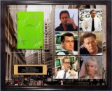 Wall Street - Signed Movie Script In Photo Collage Frame