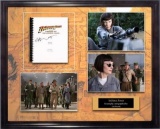 Indiana Jones - Signed Movie Script In Photo Collage Frame