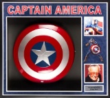 Captain America Signed Shield Collage