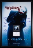 Why So Serious Batman The Dark Knight Rises - Signed Movie Poster