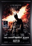 Batman The Dark Knight Rises- Signed Movie Poster