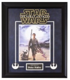 Star Wars - The Force Awakens Signed By Daisy Ridley - Framed Artist Series