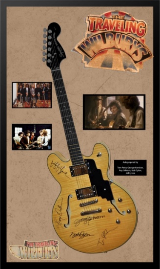 Traveling Wilburys Signed Guitar