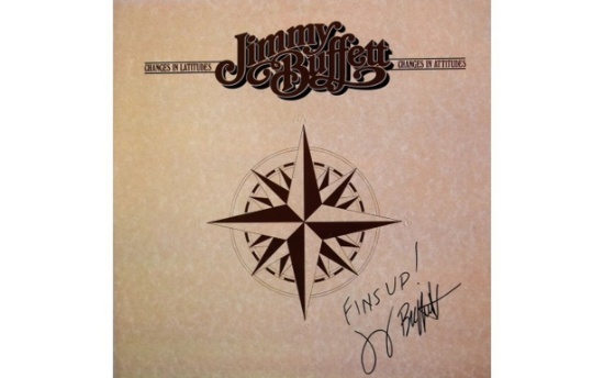 Jimmy Buffett "Changes in Latitudes, Changes in Attitudes" Signed Album