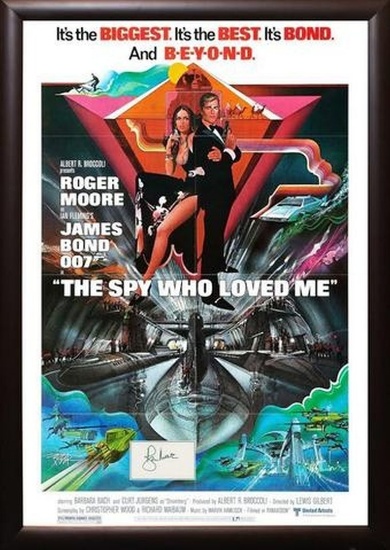 The Spy Who Loved Me - Signed Movie Poster