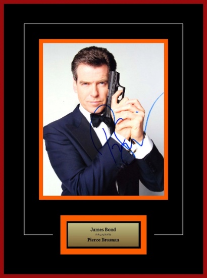 James Bond - Signed by Pierce Brosnan - Framed Artist Series