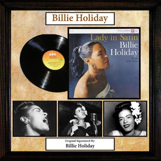 Billie Holliday Lady In Satin Signed Album