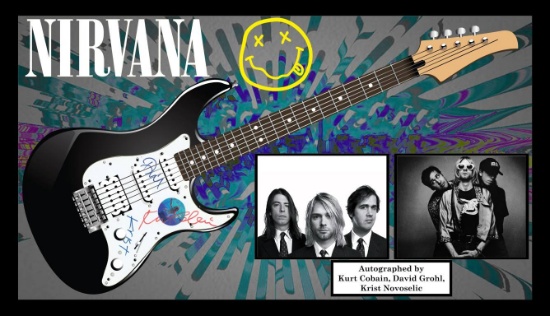 Nirvana Signed Guitar