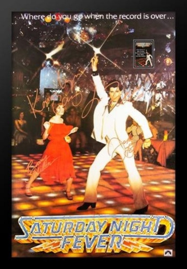 Saturday Night Fever - Signed Movie Poster