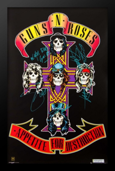 Guns N Roses Signed Poster