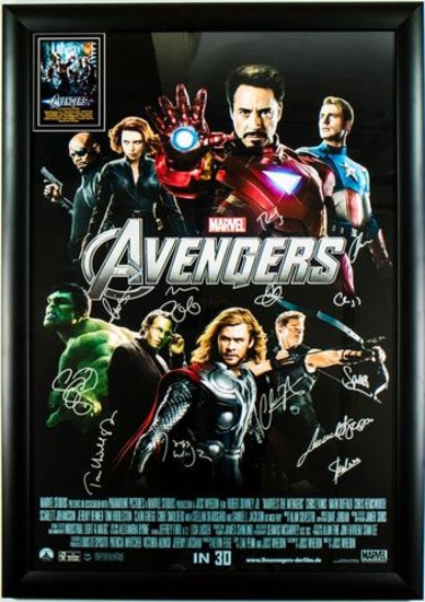 The Avengers - Signed Movie Poster