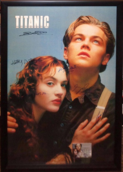 Titanic - Signed Movie Poster