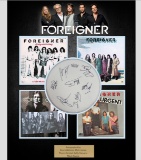 Foreigner Autographed Drum Head