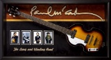 Paul McCartney Hoffner Signed and Framed Guitar