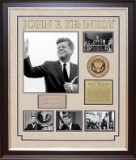 John F. Kennedy Autographed signature collage