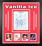 Vanilla Ice Signed Lyrics