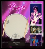 Prince Signed Drum Head