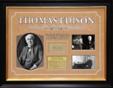 Thomas Edison Autographed Collage