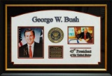 George W. Bush Original Signature and Collage