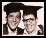 Dean Martin and Jerry Lewis Autographed Collage