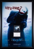 Why So Serious Batman The Dark Knight - Signed Movie Poster