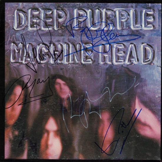 Deep Purple Signed "Machine Head" Album