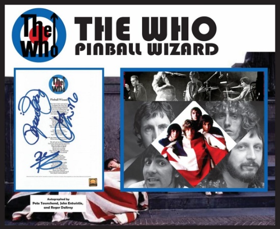 The Who Signed "Pinball Wizard" Lyrics