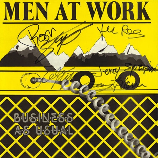 Men At Work "Business As Usual" Album