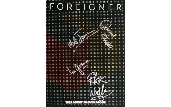 Foreigner Autographed Tour Book