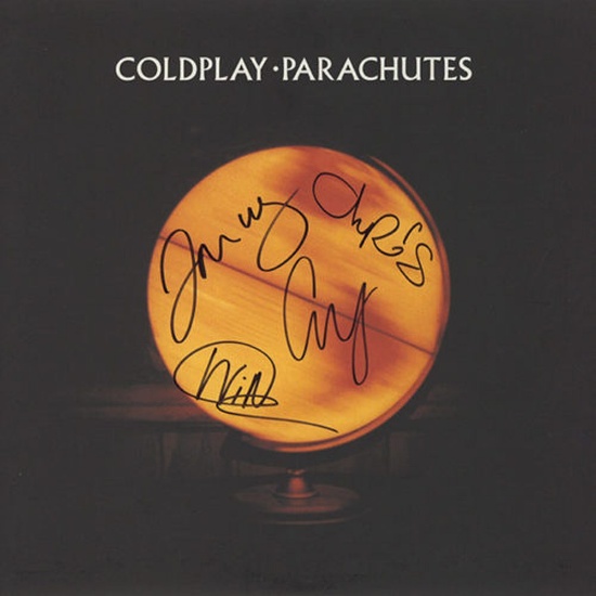 Coldplay Signed Parachutes Album