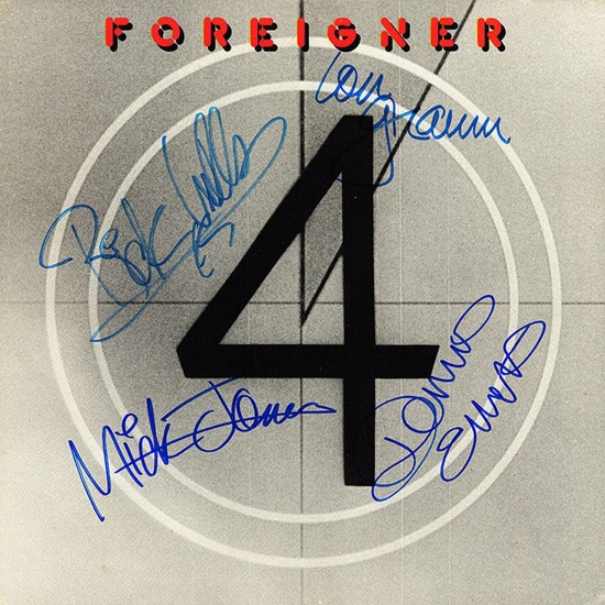 Foreigner Signed 4 Album