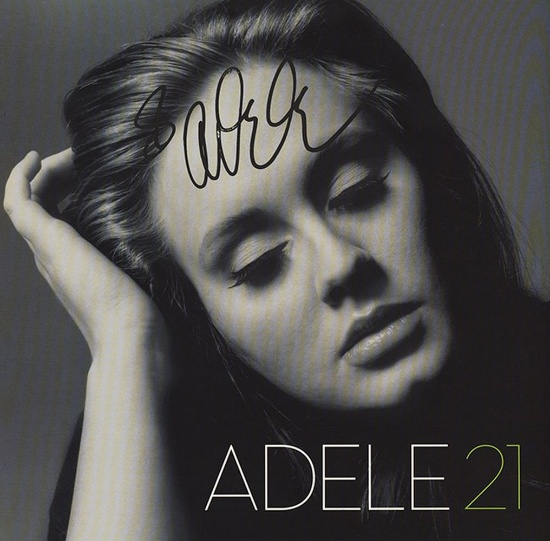 Adele Signed Adele 21 Album