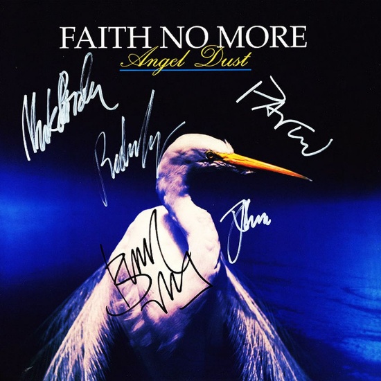 Faith No More Signed Angel Dust Album