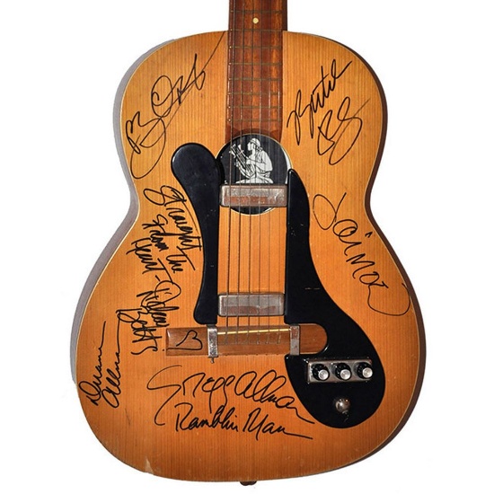 Allman Brothers Signed Guitar