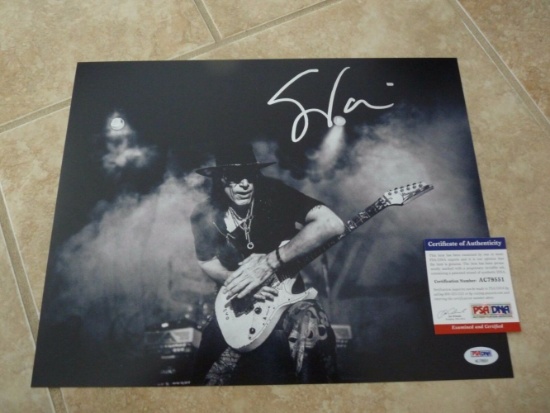 Steve Vai Signed 11x14 Photo