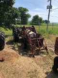 FORD 8N TRACTOR W/LOADER, SHERMAN  TRANSMISSION, FRONT DIST., PARTS, AS IS