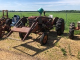 ALLIS CHALMERS D 17 TRACTOR, W/LOADER, GAS,