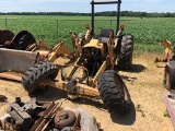 FORD 545 TRACTOR W/LOADER AND PALLET OF PARTS, MFWD, AS IS