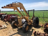 FORD 345C TRACTOR AND LOADER, MFWD, PTO, PARTS, AS IS,